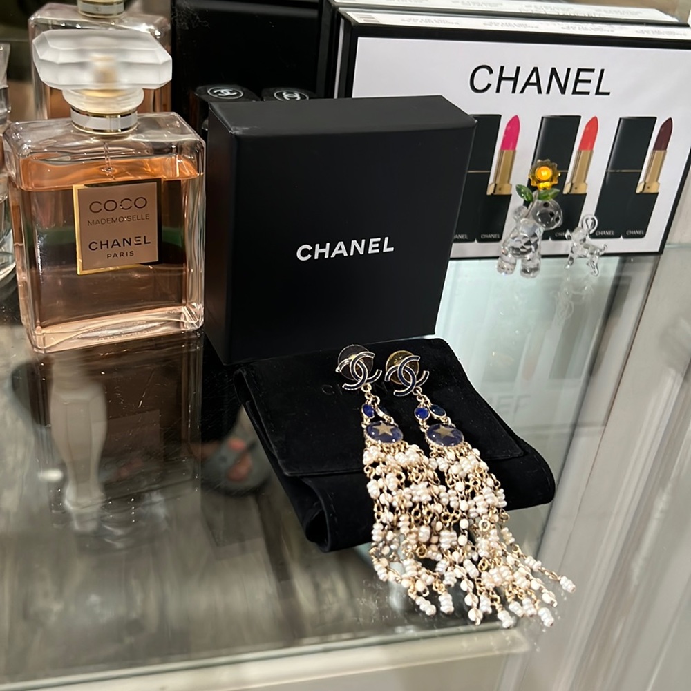 Chanel beaded earrings